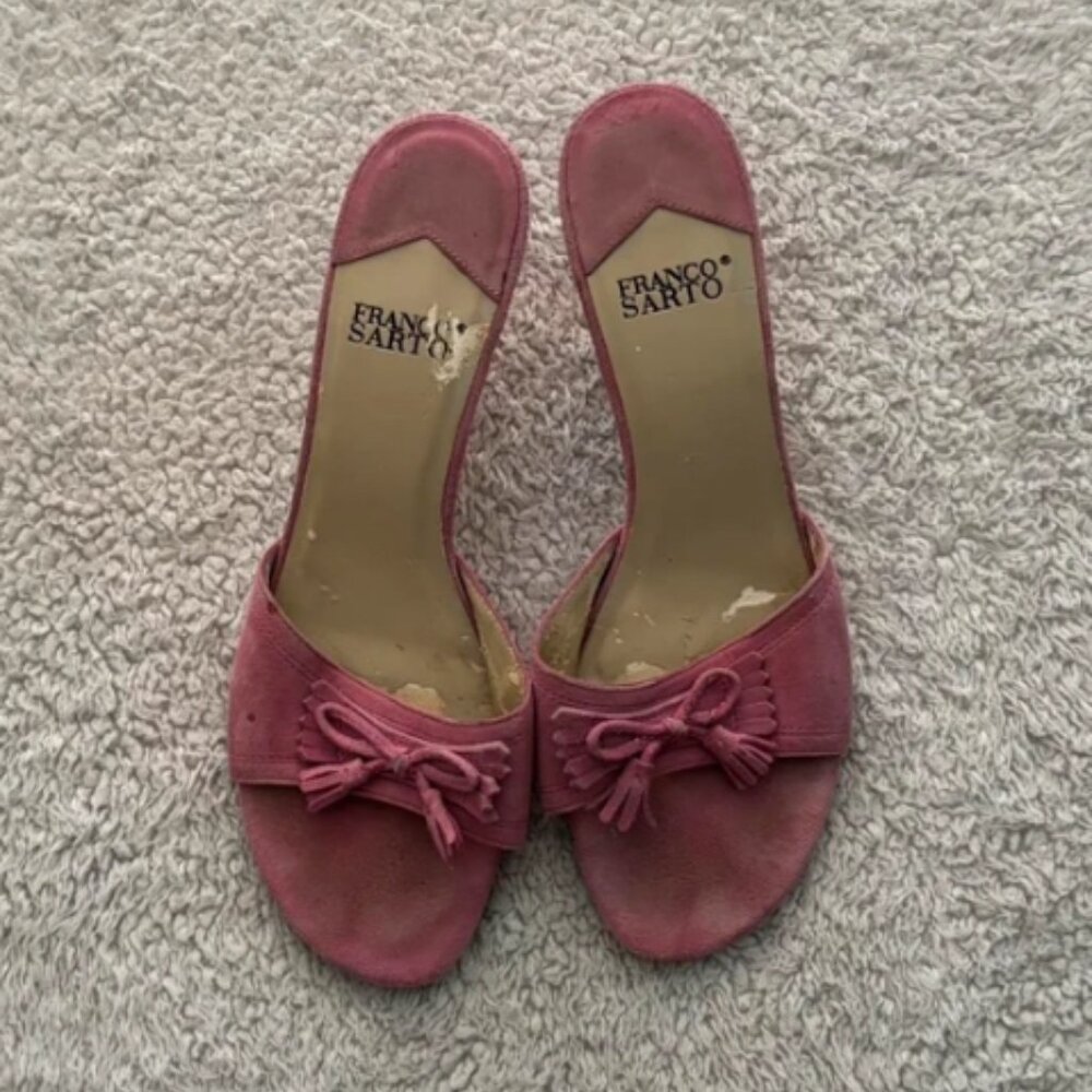 pink kitten heels